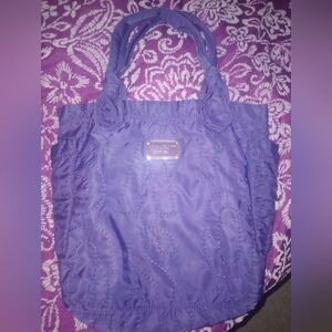 Marc Jacobs Purple Nylon Tote Bag